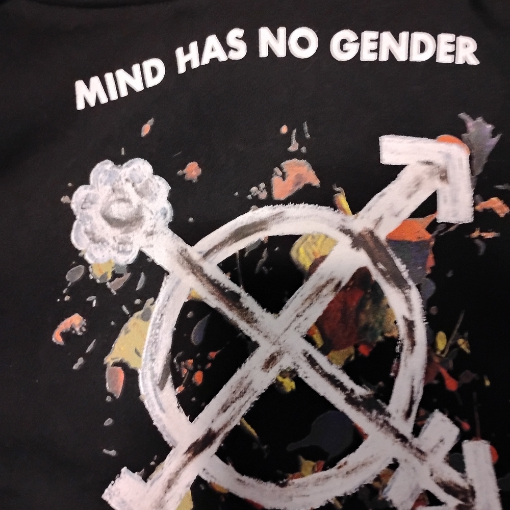Black Graphic Sweatshirt